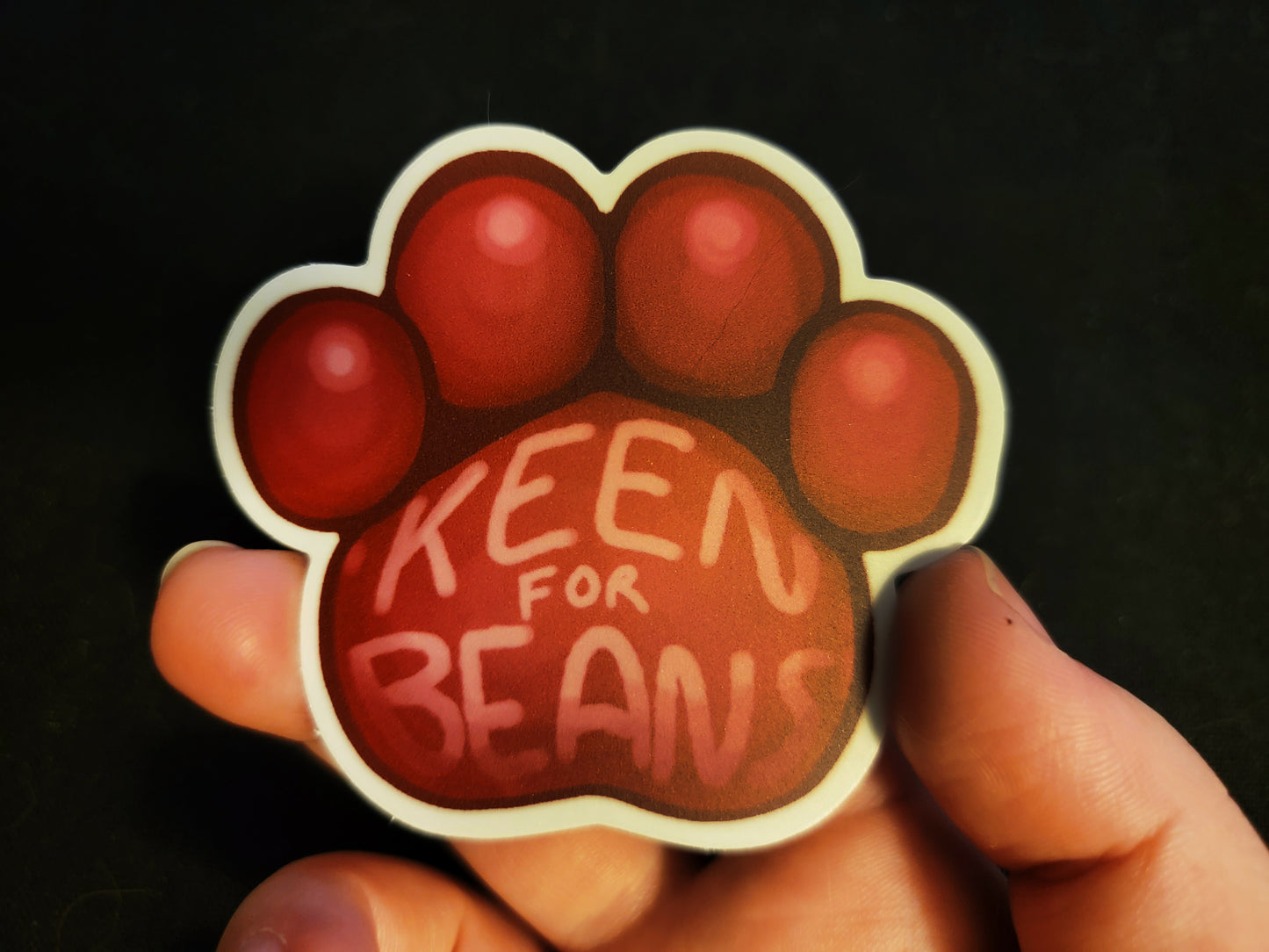 KEEN FOR BEANS STICKERS