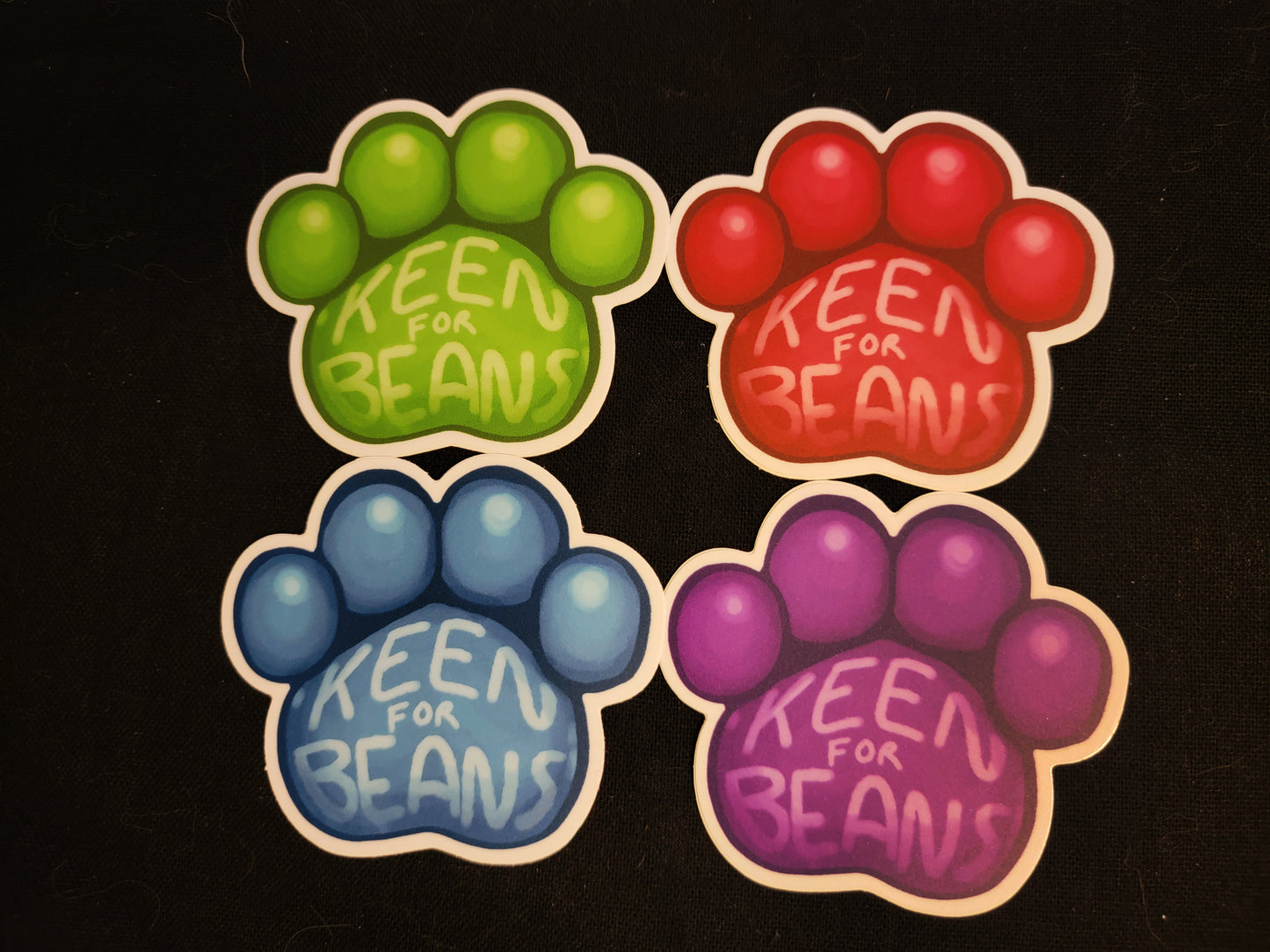 KEEN FOR BEANS STICKERS