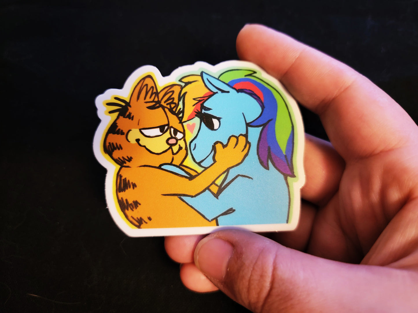 UNHINGED GARFIELD CAT STICKERS