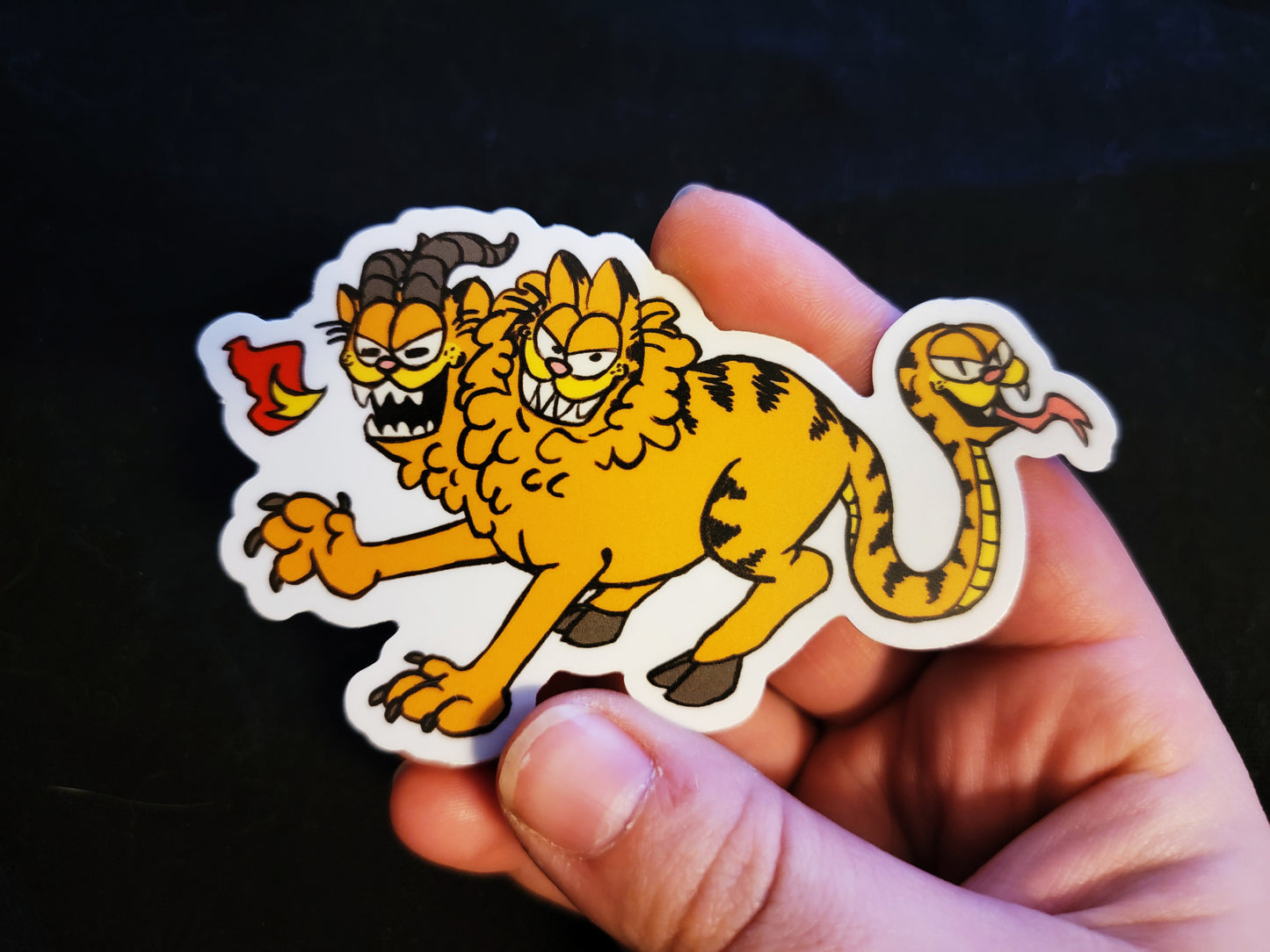 UNHINGED GARFIELD CAT STICKERS