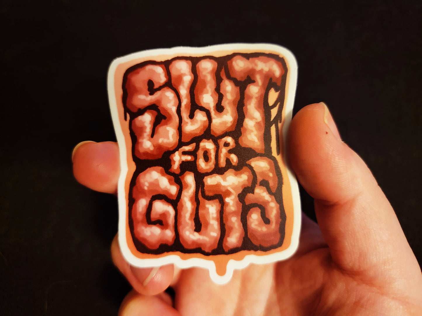 SLUT FOR GUTS STICKERS