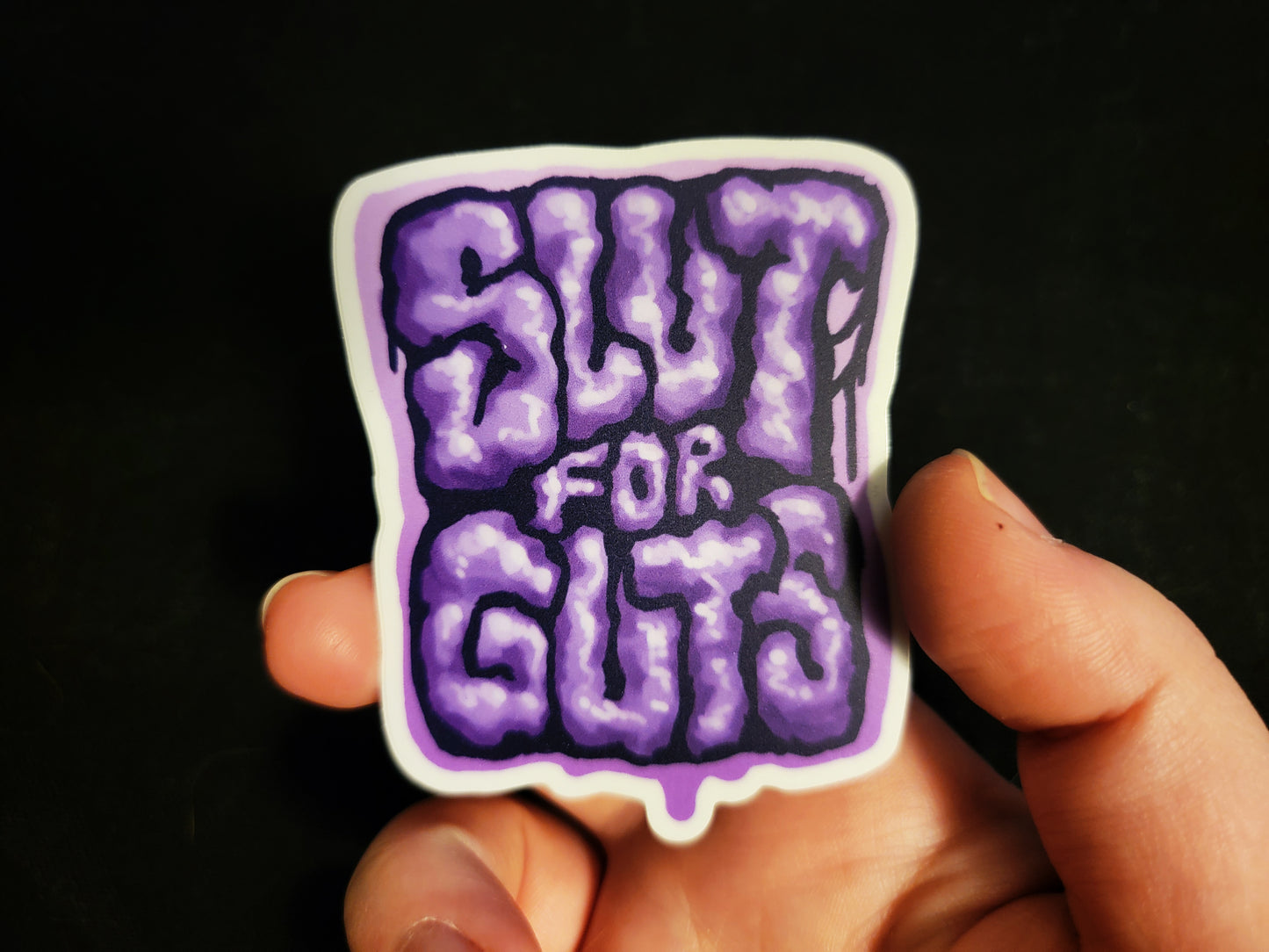 SLUT FOR GUTS STICKERS