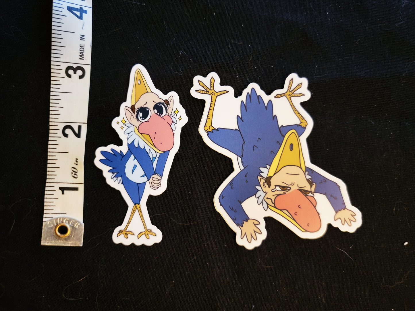 OLD MAN HERON STICKERS