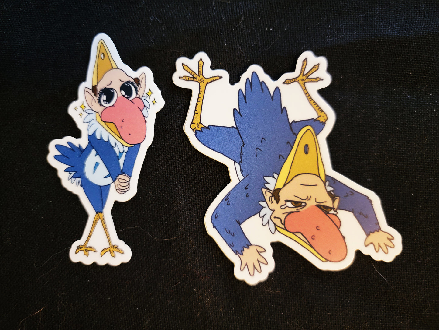 OLD MAN HERON STICKERS