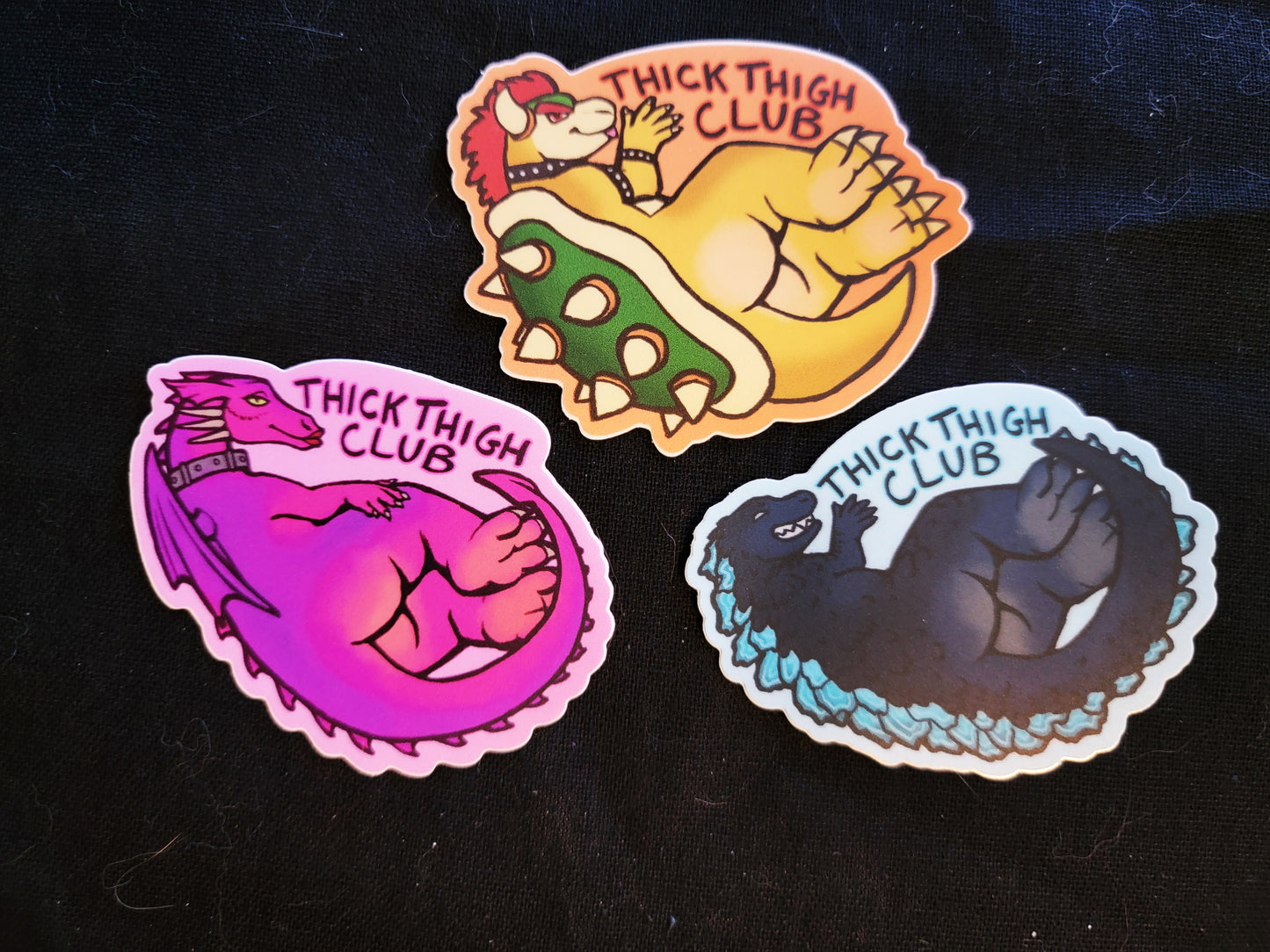 THICK THIGH CLUB STICKERS