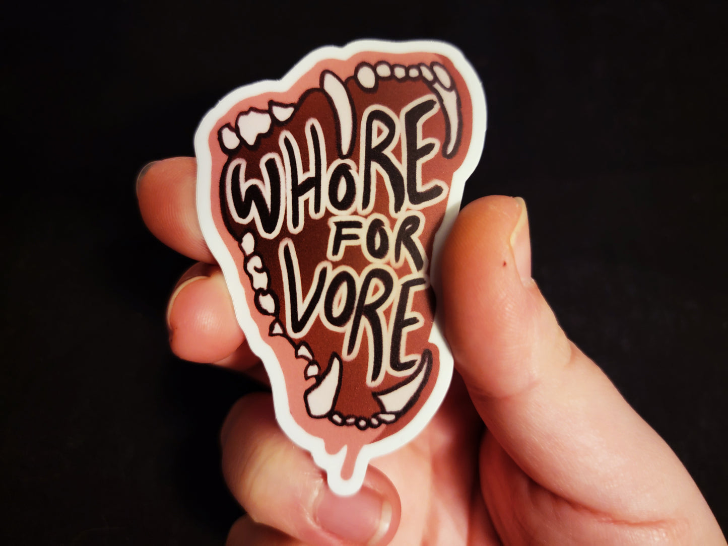 WHORE FOR VORE STICKERS