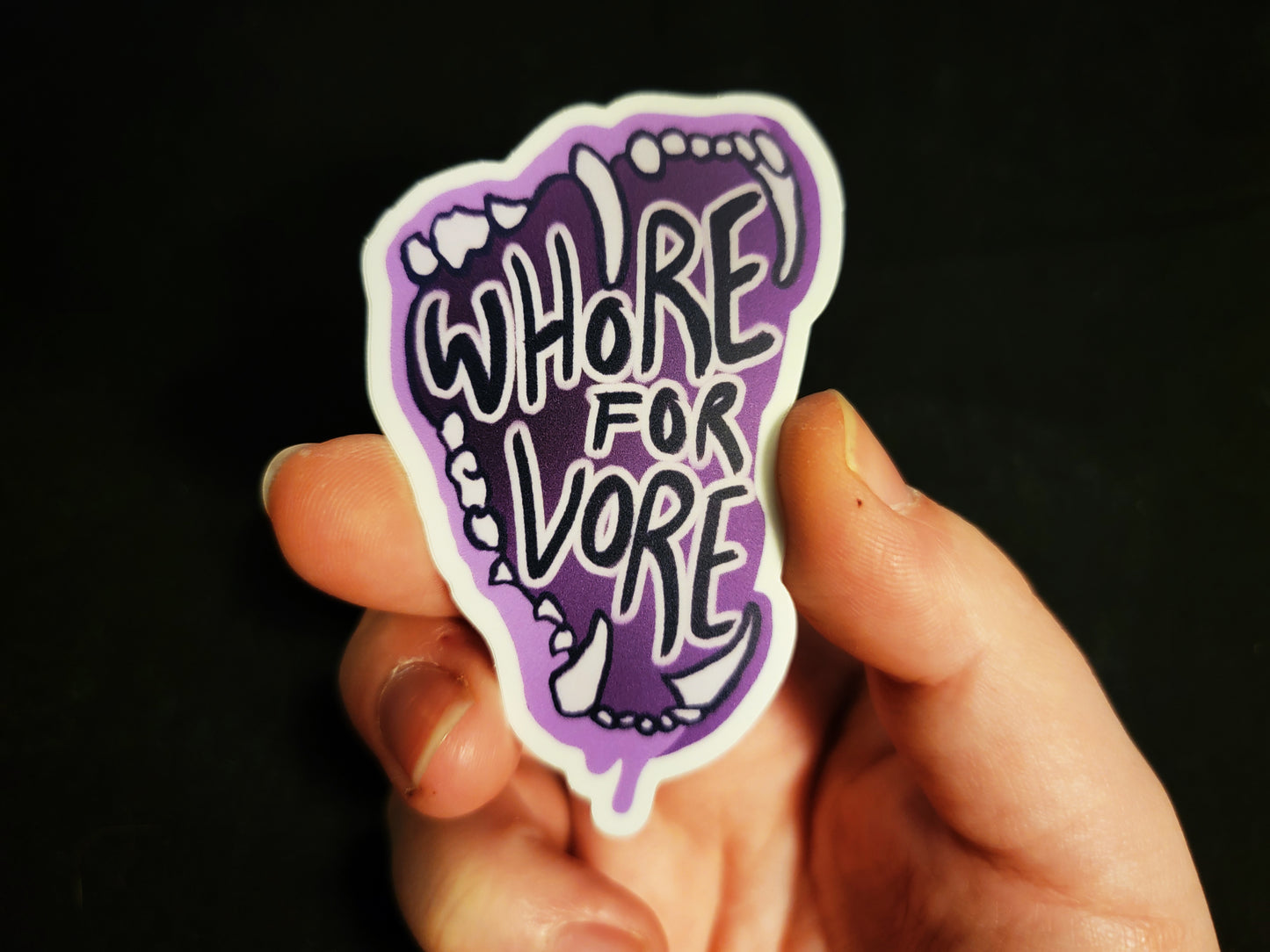 WHORE FOR VORE STICKERS